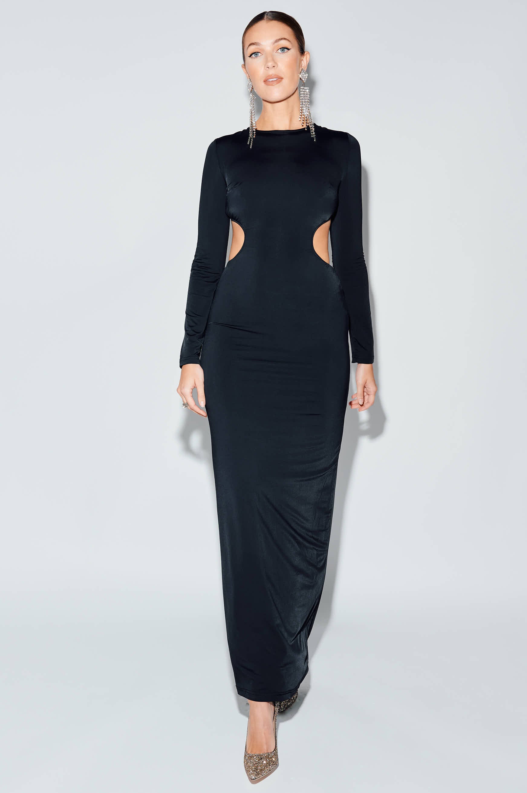 Open Back Maxi Dress