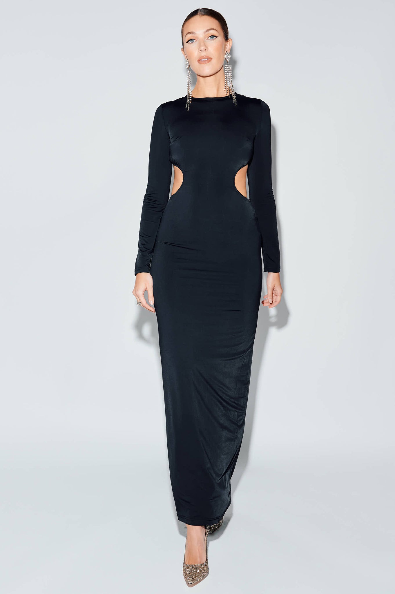 Open Back Maxi Dress Fern & Moon Open Back Maxi Dress Fern & Moon